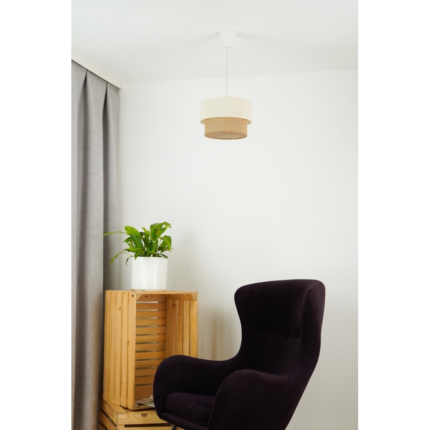 Brilagi - LED luster na sajli Boho stil 1xE27/15W/230V prečnik 25 cm