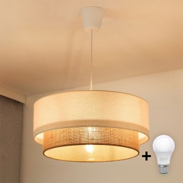 Brilagi - LED luster na sajli BOHO STYLE 1xE27/15W/230V, prečnik 40 cm