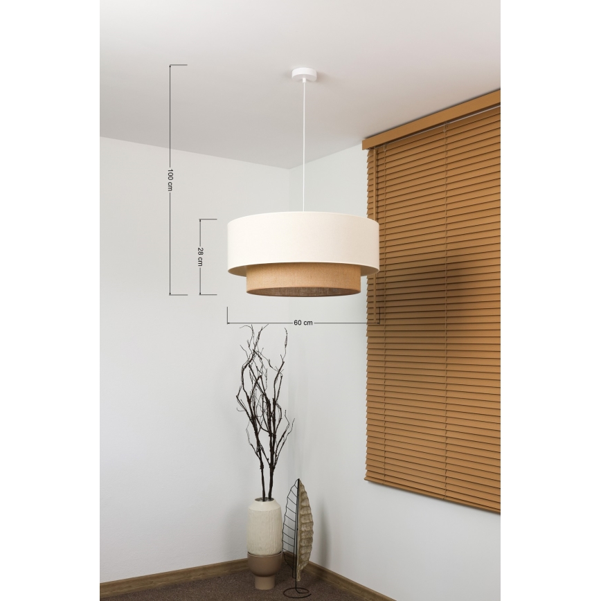 BRILAGI - LED luster na sajli BOHO STYLE 3xE27/15W/230V prečnik 60 cm