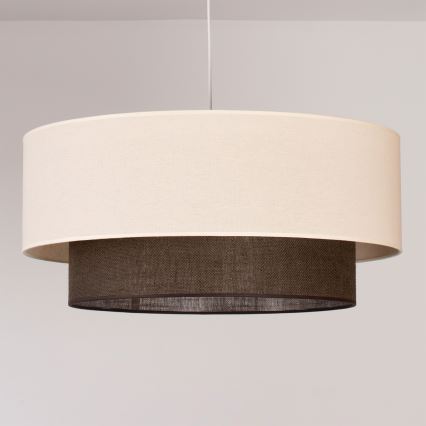 Brilagi - LED luster na sajli BOHO STYLE 3xE27/15W/230V prečnik 60 cm krem/braon
