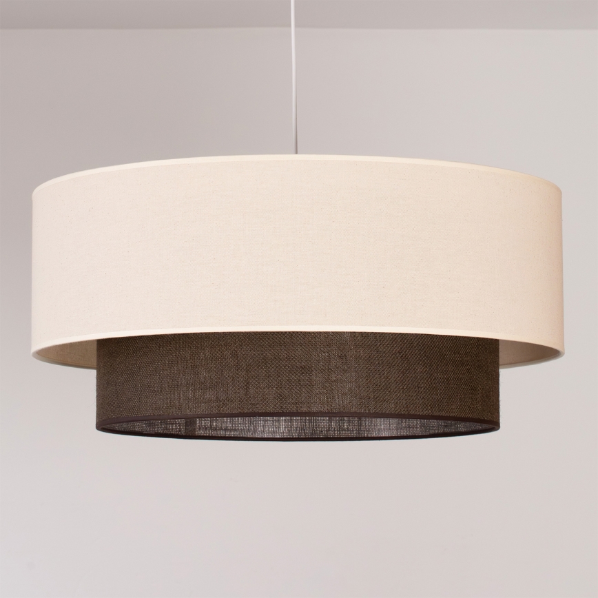 Brilagi - LED luster na sajli BOHO STYLE 3xE27/15W/230V prečnik 60 cm krem/braon