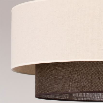 Brilagi - LED luster na sajli BOHO STYLE 3xE27/15W/230V prečnik 60 cm krem/braon