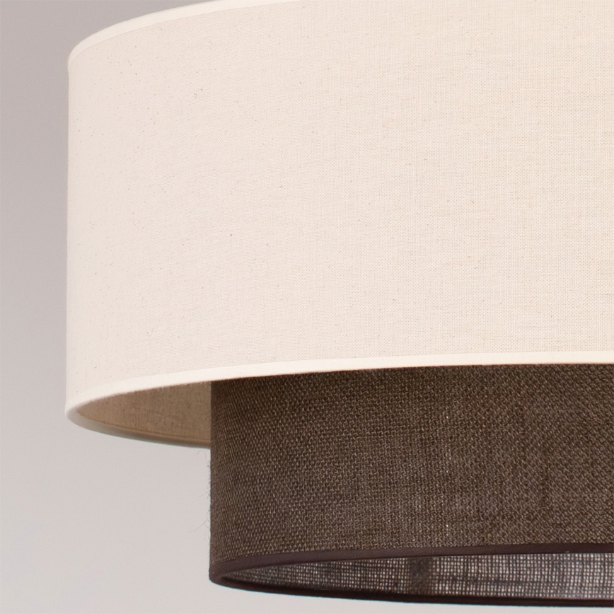 Brilagi - LED luster na sajli BOHO STYLE 3xE27/15W/230V prečnik 60 cm krem/braon