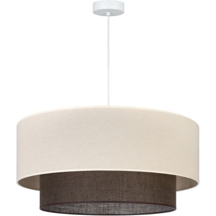 Brilagi - LED luster na sajli BOHO STYLE 3xE27/15W/230V prečnik 60 cm krem/braon