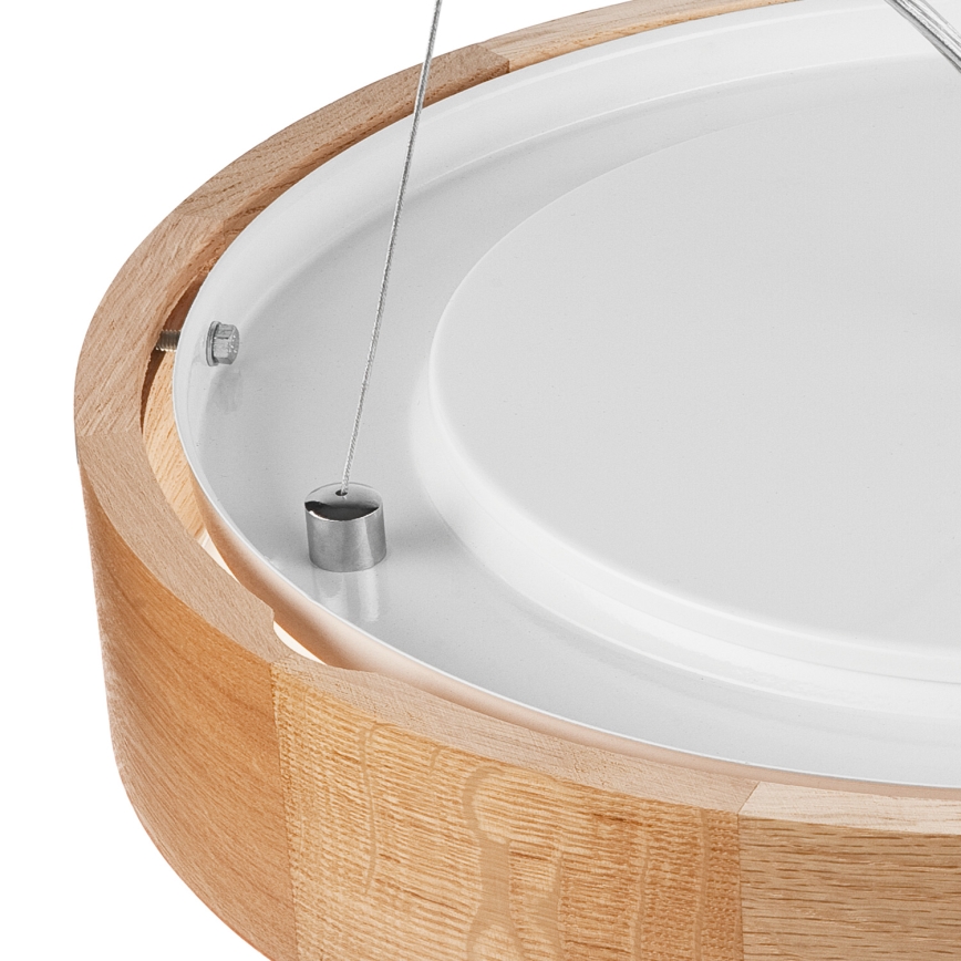 Brilagi - LED luster na sajli CARVALHO 3xE27/60W/230V hrast preč. 47,5 cm