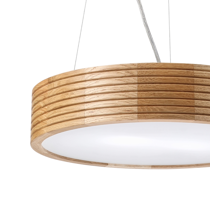 Brilagi - LED luster na sajli CARVALHO MODERN 2xE27/60W/230V hrast prečnik 37,5 cm