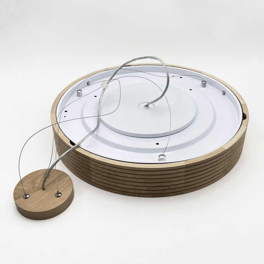 Brilagi - LED luster na sajli CARVALHO MODERN 3xE27/60W/230V hrast prečnik 47,5 cm