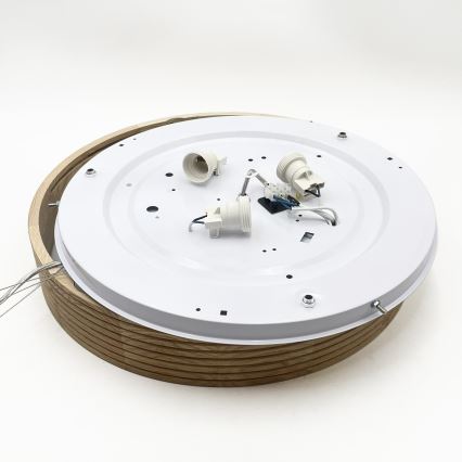 Brilagi - LED luster na sajli CARVALHO MODERN 3xE27/60W/230V hrast prečnik 47,5 cm