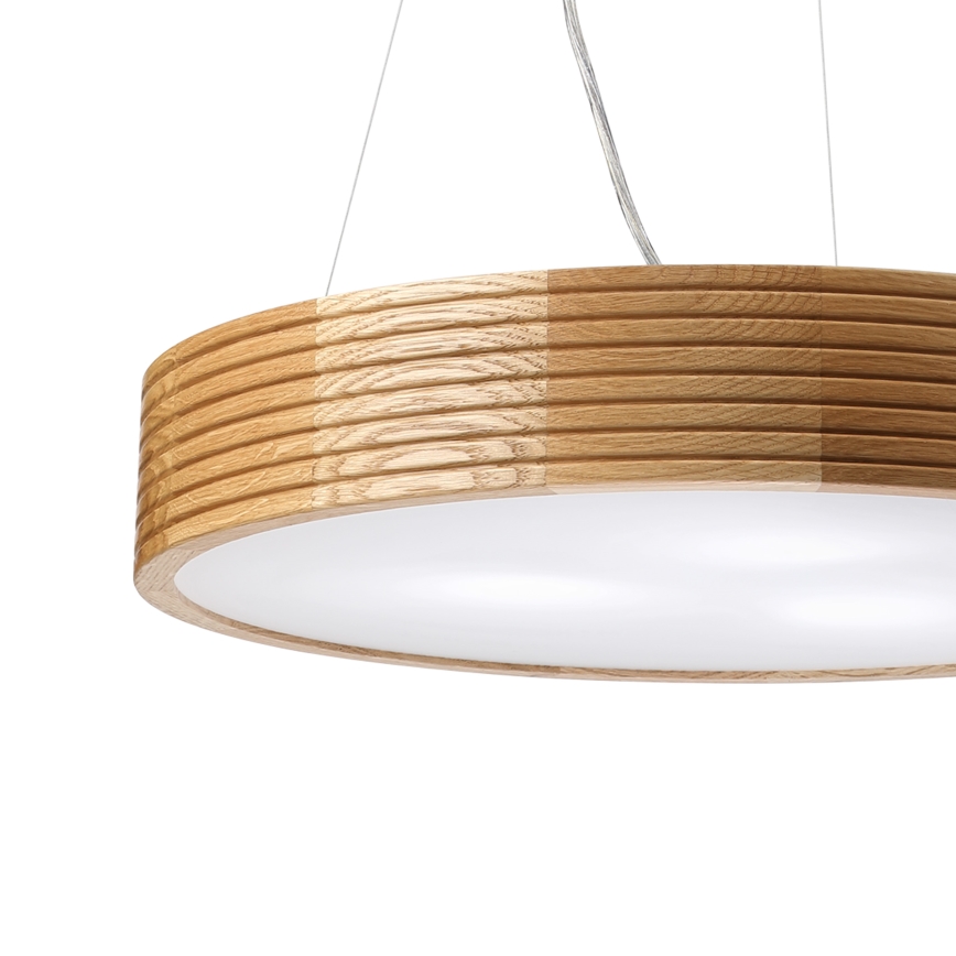 Brilagi - LED luster na sajli CARVALHO MODERN 3xE27/60W/230V hrast prečnik 47,5 cm