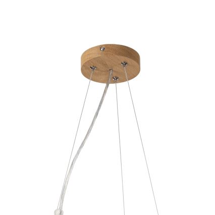 Brilagi - LED luster na sajli CARVALHO MODERN 3xE27/60W/230V hrast prečnik 47,5 cm