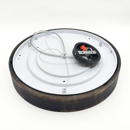 Brilagi - LED luster na sajli CARVALHO SMOKEY 3xE27/60W/230V hrast prečnik 47,5 cm