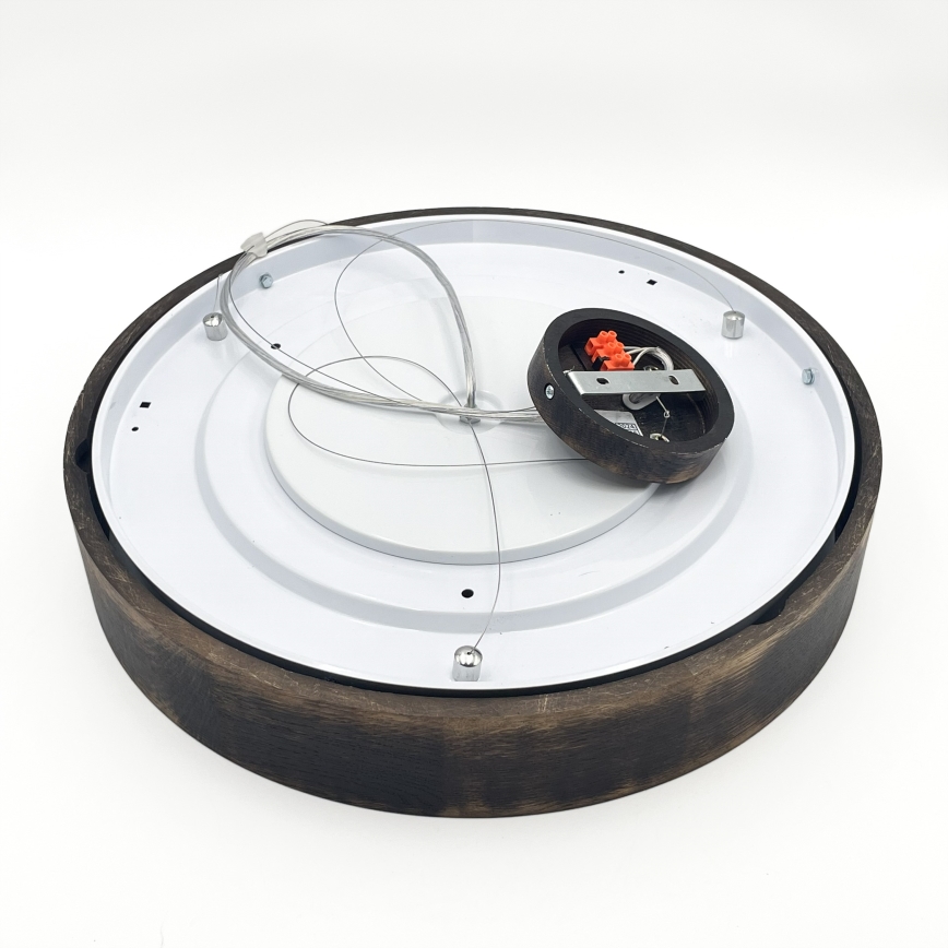 Brilagi - LED luster na sajli CARVALHO SMOKEY 3xE27/60W/230V hrast prečnik 47,5 cm