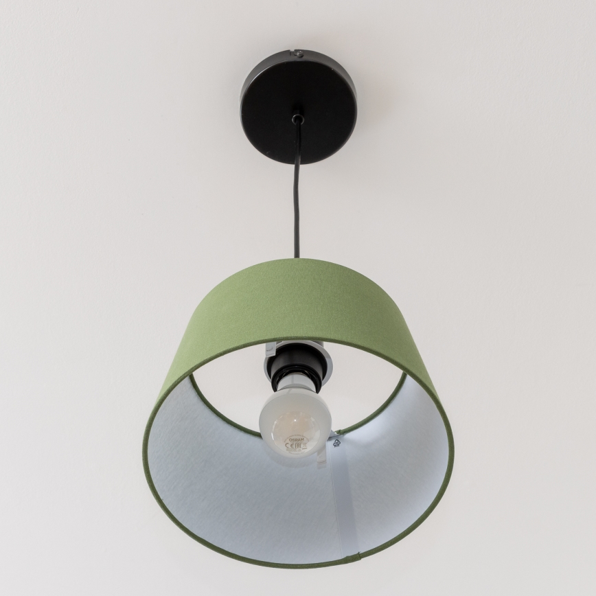 Brilagi - LED luster na sajli CERIA 1x E27/40W/230V, prečnika 25 cm, zelena