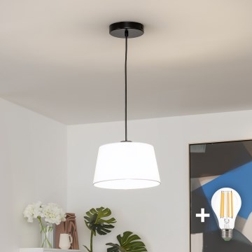 Brilagi - LED luster na sajli CERIA 1xE27/40W/230V pr. 25 cm bela