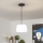 Brilagi - LED luster na sajli CERIA 1xE27/40W/230V pr. 25 cm bela