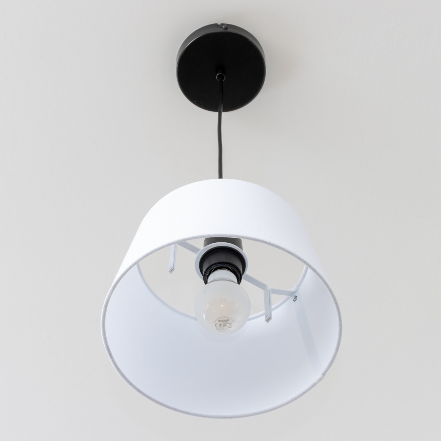 Brilagi - LED luster na sajli CERIA 1xE27/40W/230V pr. 25 cm bela