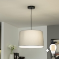 Brilagi - LED luster na sajli CERIA 1xE27/40W/230V preč. 45 cm siva