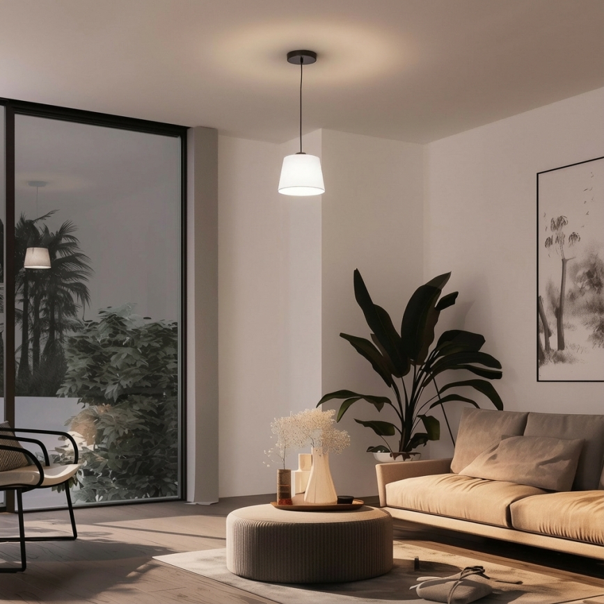 Brilagi - LED luster na sajli CERIA 1xE27/40W/230V prečnik 20,5 cm bela