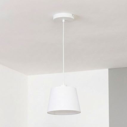 Brilagi - LED luster na sajli CERIA 1xE27/40W/230V, prečnik 20,5 cm, bela