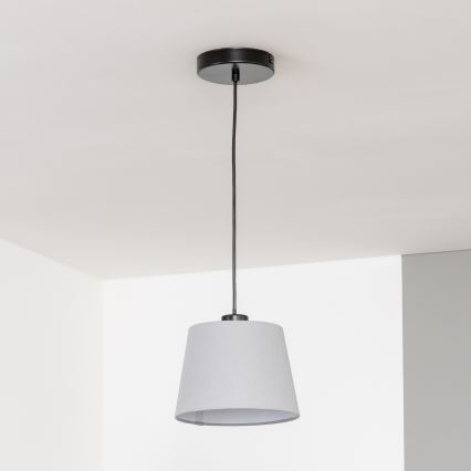 Brilagi - LED luster na sajli CERIA 1xE27/40W/230V, prečnik 20,5 cm, siva