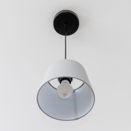 Brilagi - LED luster na sajli CERIA 1xE27/40W/230V, prečnik 20,5 cm, siva