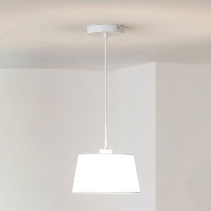 Brilagi - LED luster na sajli CERIA 1xE27/40W/230V, prečnik 25 cm, bela