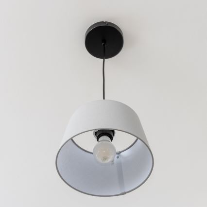Brilagi - LED luster na sajli CERIA 1xE27/40W/230V prečnik 25 cm siva