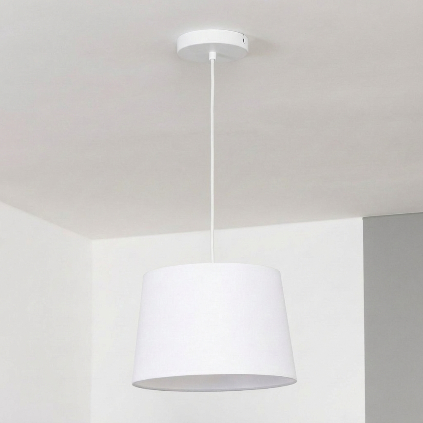 Brilagi - LED luster na sajli CERIA 1xE27/40W/230V prečnik 30 cm beo
