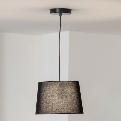 Brilagi - LED luster na sajli CERIA 1xE27/40W/230V prečnik 30 cm crna