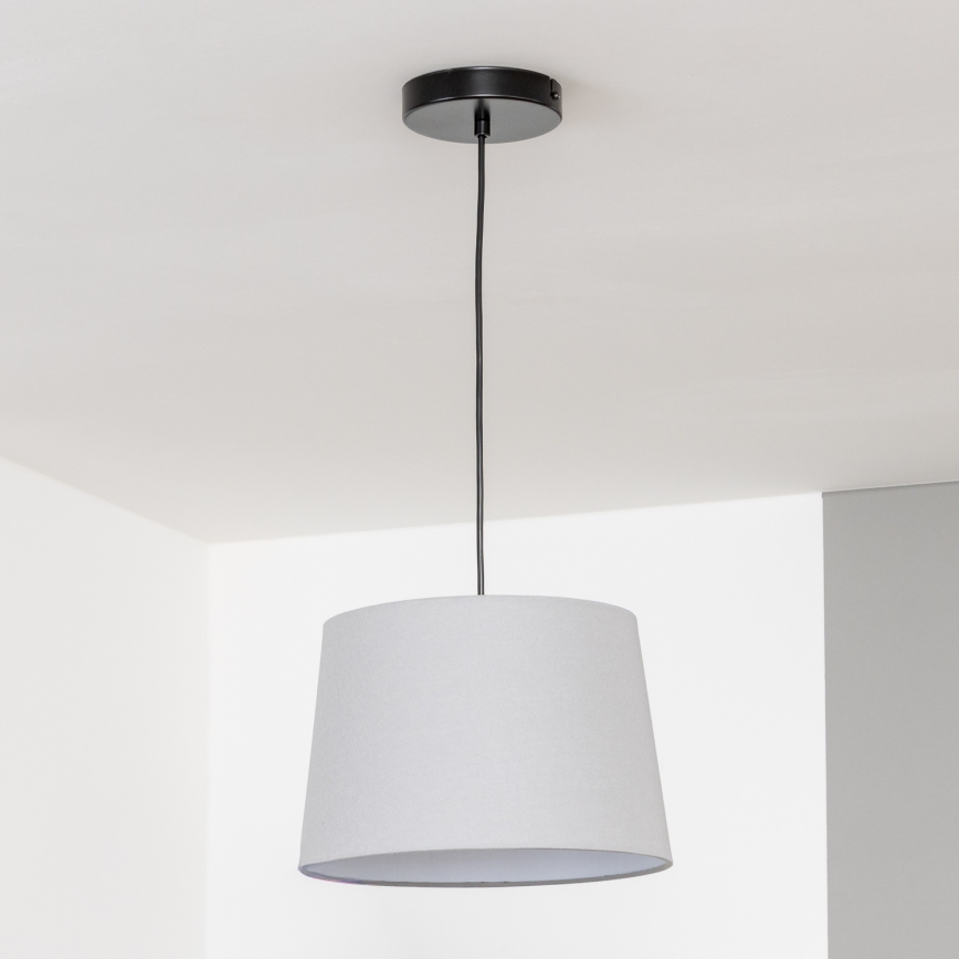 Brilagi - LED luster na sajli CERIA 1xE27/40W/230V prečnik 30 cm siva