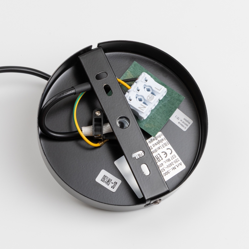 Brilagi - LED luster na sajli CERIA 1xE27/40W/230V prečnik 30 cm siva