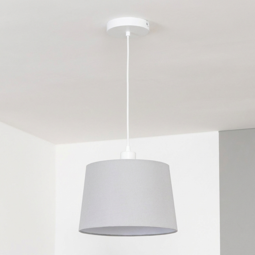 Brilagi - LED luster na sajli CERIA 1xE27/40W/230V, prečnik 30 cm, siva