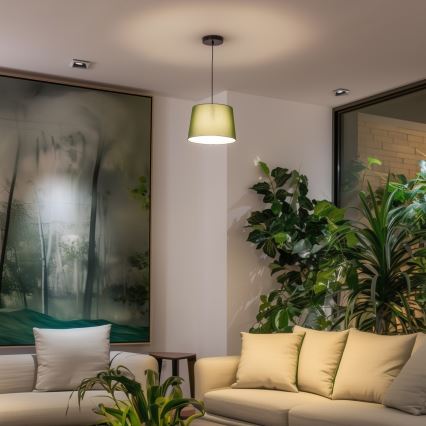 Brilagi - LED luster na sajli CERIA 1xE27/40W/230V prečnik 30 cm zelena