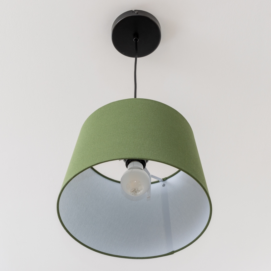 Brilagi - LED luster na sajli CERIA 1xE27/40W/230V prečnik 30 cm zelena