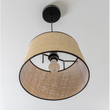 Brilagi - LED luster na sajli CERIA 1xE27/40W/230V prečnik 35 cm bež