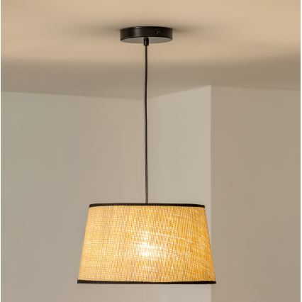 Brilagi - LED luster na sajli CERIA 1xE27/40W/230V prečnik 35 cm bež