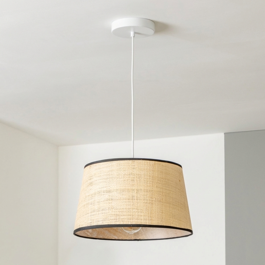 Brilagi - LED luster na sajli CERIA 1xE27/40W/230V prečnik 35 cm bež