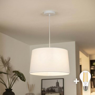 Brilagi - LED luster na sajli CERIA 1xE27/40W/230V, prečnik 45 cm, bela