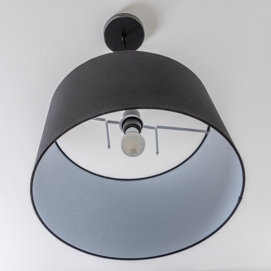 Brilagi - LED luster na sajli CERIA 1xE27/40W/230V prečnik 45 cm crna