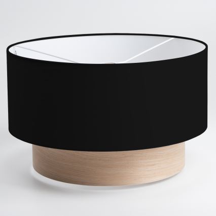 Brilagi - LED luster na sajli CERIA 1xE27/40W/230V prečnik 50 cm crna/bež