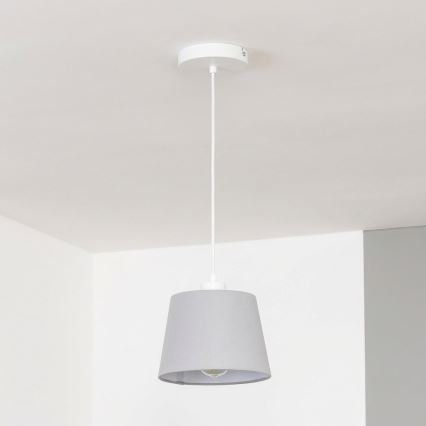 Brilagi - LED luster na sajli CERIA 1xE27/40W/230V prečnika 20,5 cm siva