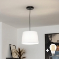 Brilagi - LED luster na sajli CERIA 1xE27/40W/230V Ø 30 cm bela