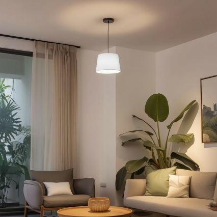 Brilagi - LED luster na sajli CERIA 1xE27/40W/230V Ø 30 cm bela