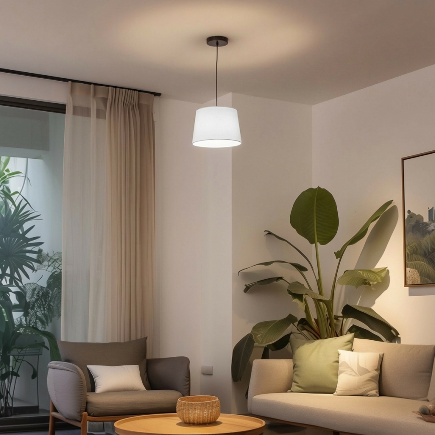 Brilagi - LED luster na sajli CERIA 1xE27/40W/230V Ø 30 cm bela