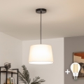 Brilagi - LED luster na sajli CERIA 1xE27/40W/230V Ø 30 cm bež