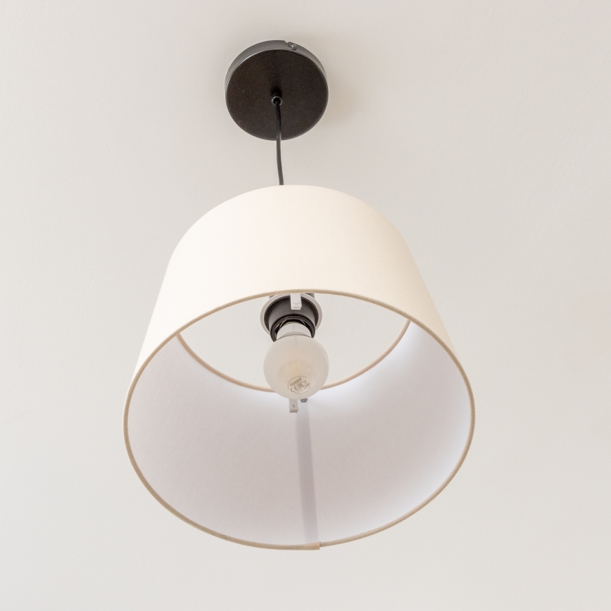 Brilagi - LED luster na sajli CERIA 1xE27/40W/230V Ø 30 cm bež
