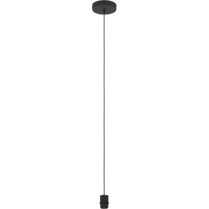 Brilagi - LED luster na sajli CERIA 1xE27/40W/230V Ø 40 cm crna/bež/bela