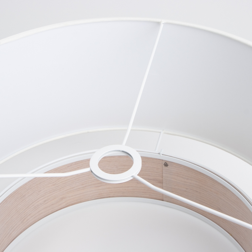 Brilagi - LED luster na sajli CERIA 1xE27/40W/230V Ø 50 cm bela/bež