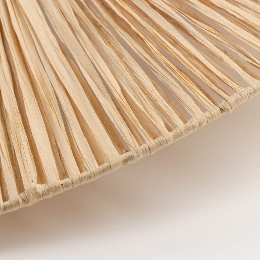 Brilagi - LED luster na sajli CERIA BOHO, 1x E27/40W/230V, prečnik 60 cm, od rafije