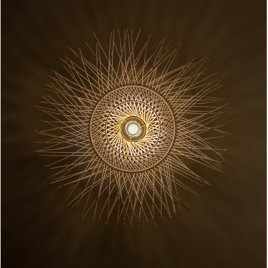 Brilagi - LED luster na sajli CERIA BOHO 1xE27/40W/230V prečnik 100 cm bambus